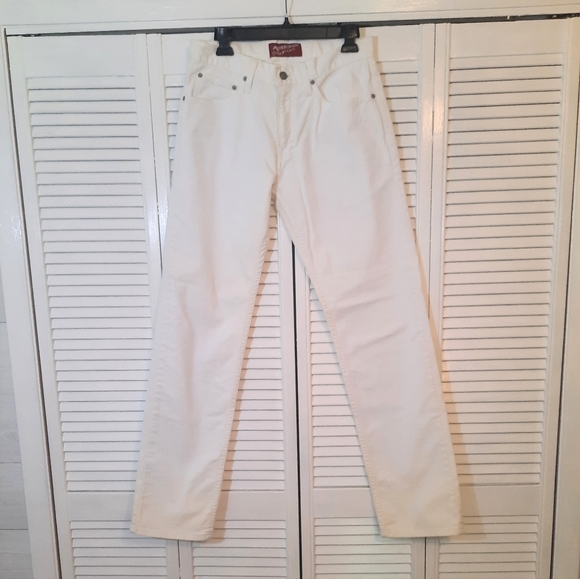 Arizona slim straight leg white jeans tall 30x34 *Y - Picture 3 of 6